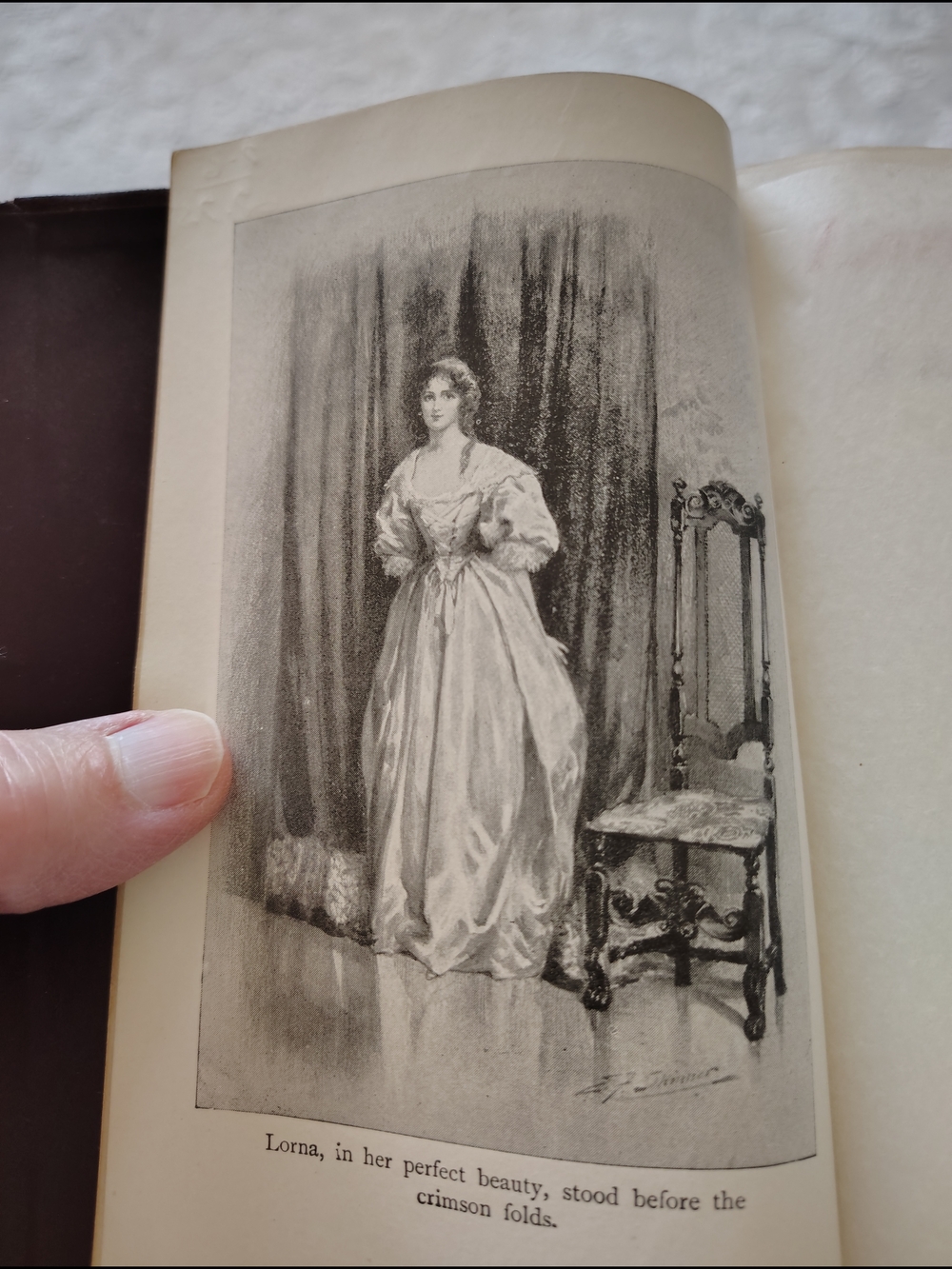 Lorna Doone Leather cover Book